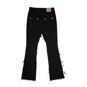 Black Stacked Distressed men’s Jeans